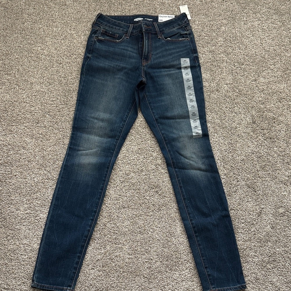 Old Navy Women's Dark Blue Skinny Jeans